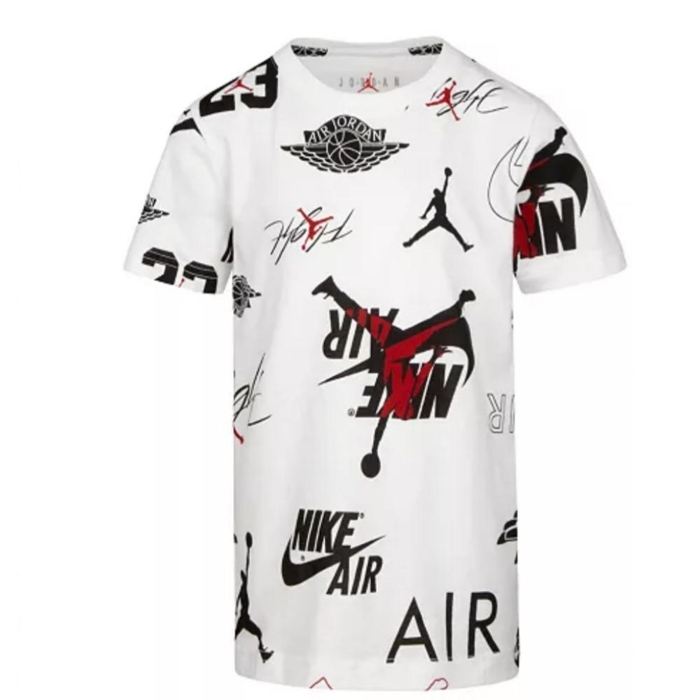 Jordan all over print logo tee